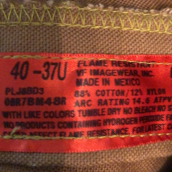 Bulwark Men’s pants size 40, inseam 32. Like new! - Picture 7 of 7